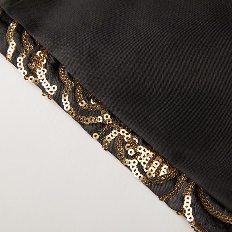 Gold Glitter Flower Blazer S8098-DOOHOOB