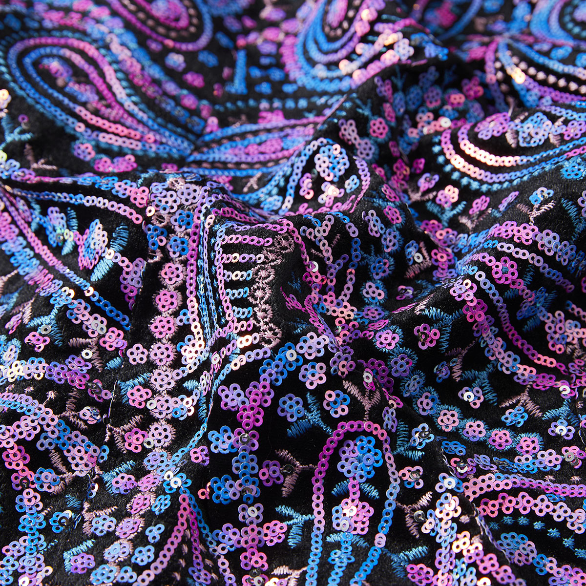 Mystery Pattern Sequins Blazer S8192-DOOHOOB