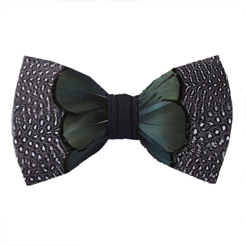 Feather Bow Tie H9004-DOOHOOB