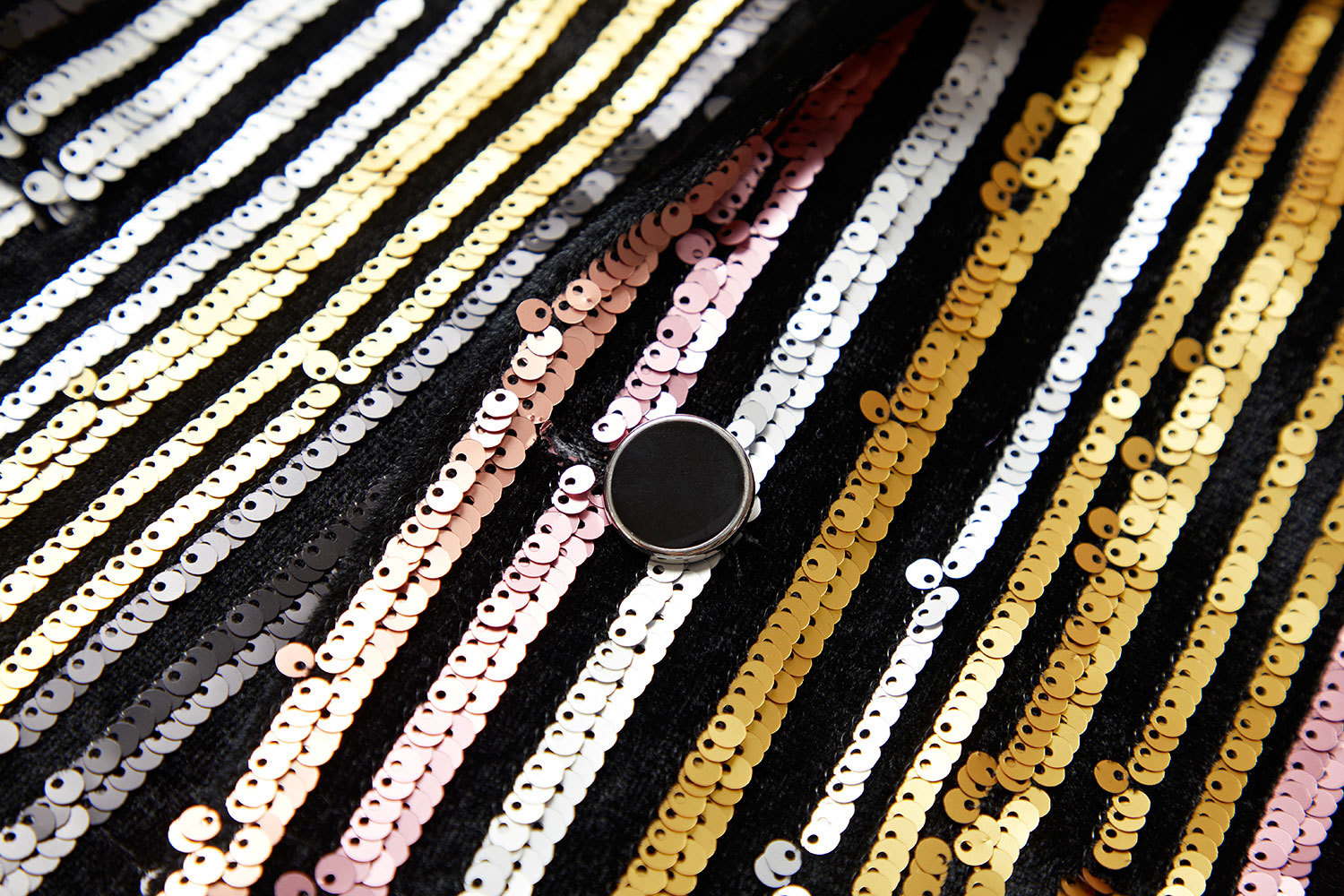 Stripe Sequins Tuxedo S8040-DOOHOOB