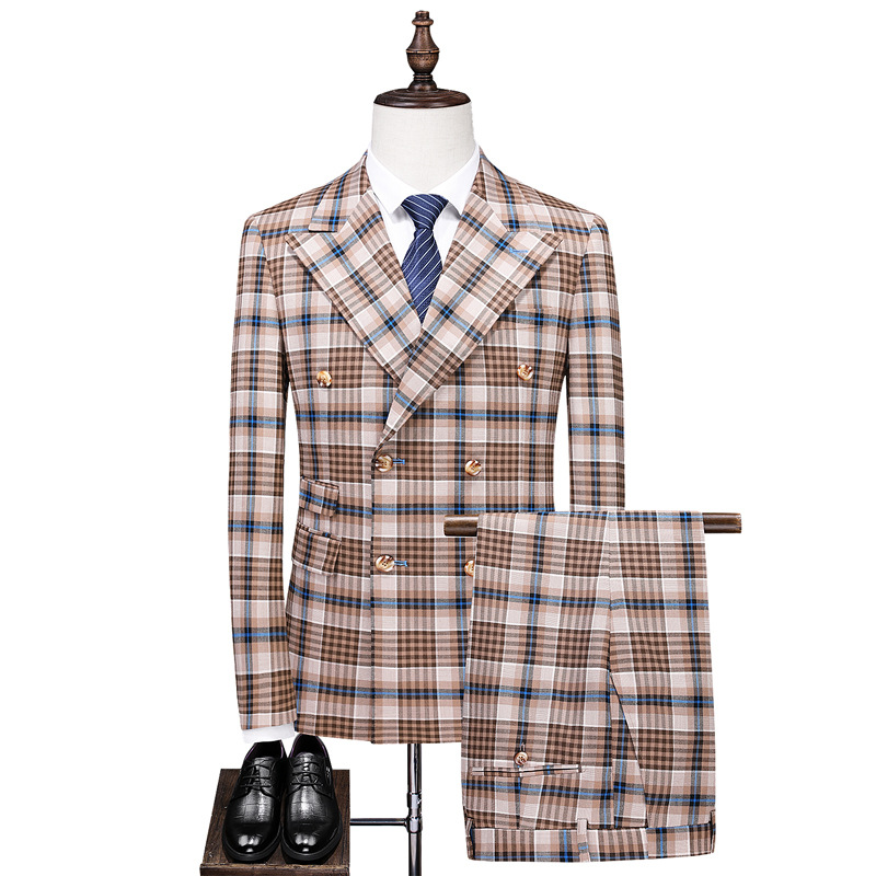 Checked Pattern Suit S8202