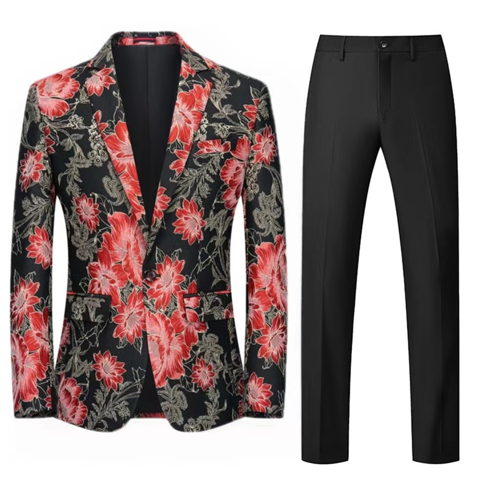 Jacquard Suit S8196-1-DOOHOOB