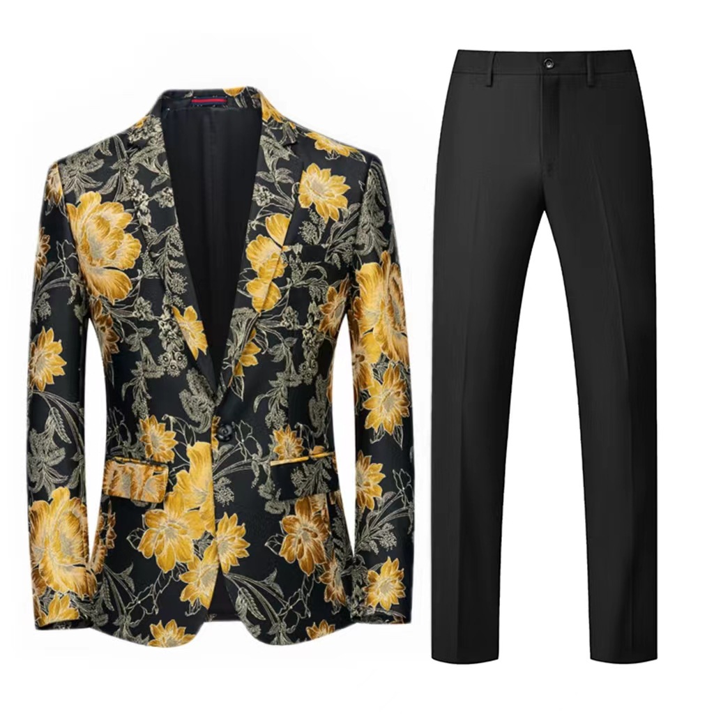 Jacquard Suit S8196-1-DOOHOOB