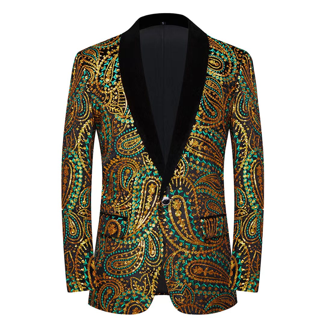 Mystery Pattern Sequins Blazer S8206-DOOHOOB