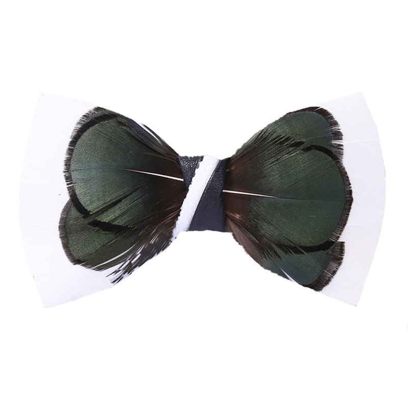 Feather Bow Tie H9004-DOOHOOB