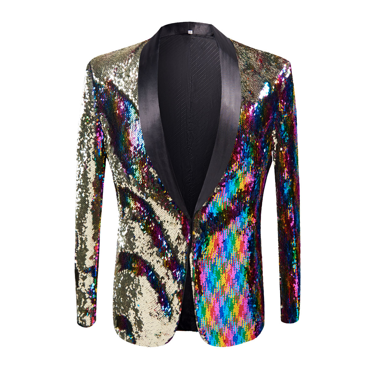 Checkerboard Sequins Tuxedo S8045-DOOHOOB