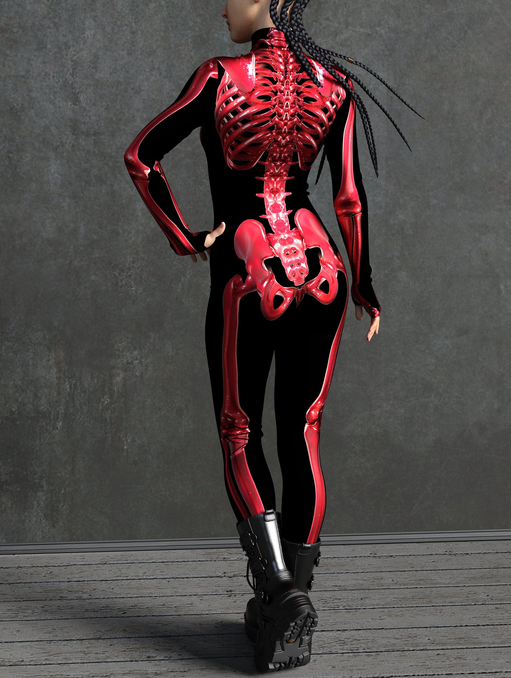 Scarlet Witch Hunter Costume for Cosplay Events from VIVIDHE