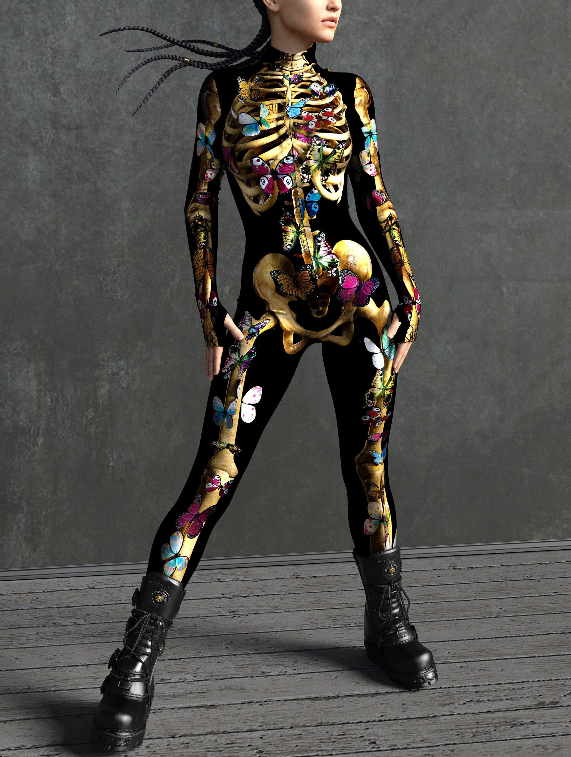 Cosmic Cowboy Costume for Halloween Party or Cosplay Event_VIVIDHE