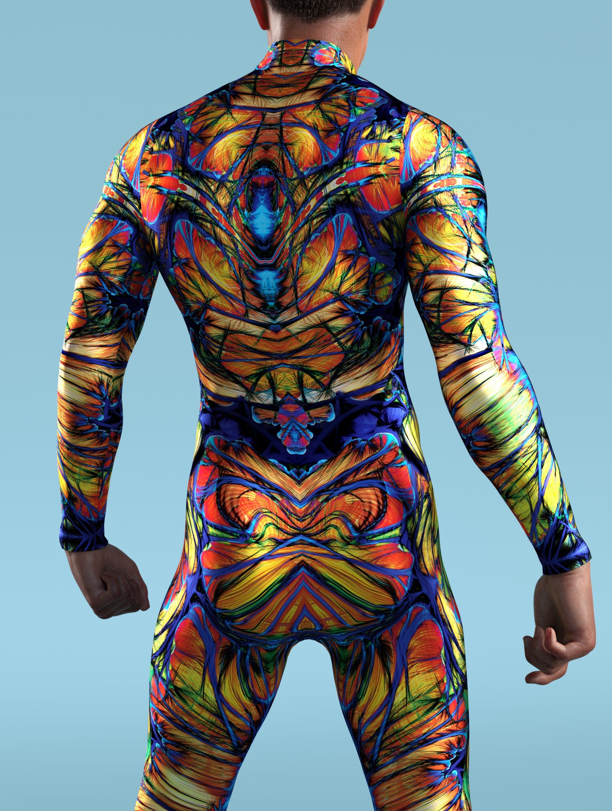 Male Astral Archer Gaming Cosplay Costume by VIVIDHE