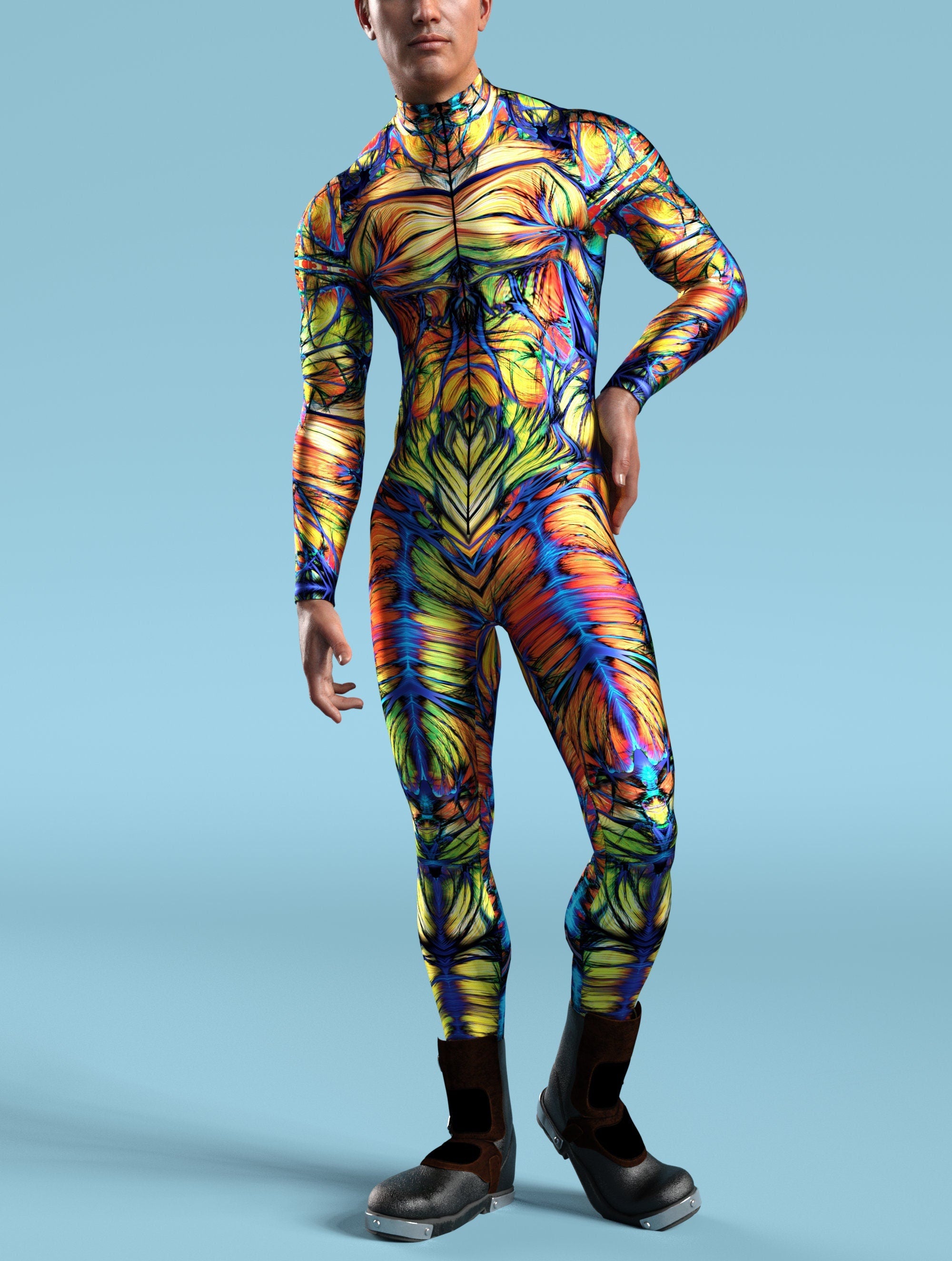 Male Astral Archer Gaming Cosplay Costume by VIVIDHE