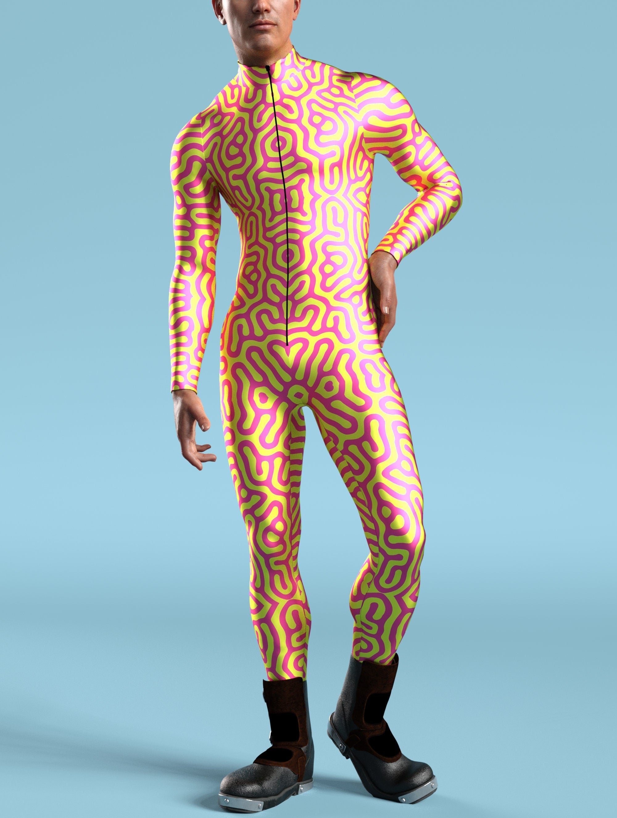 Male Disco Fever Dancer Costume in Disco Party Scene by VIVIDHE