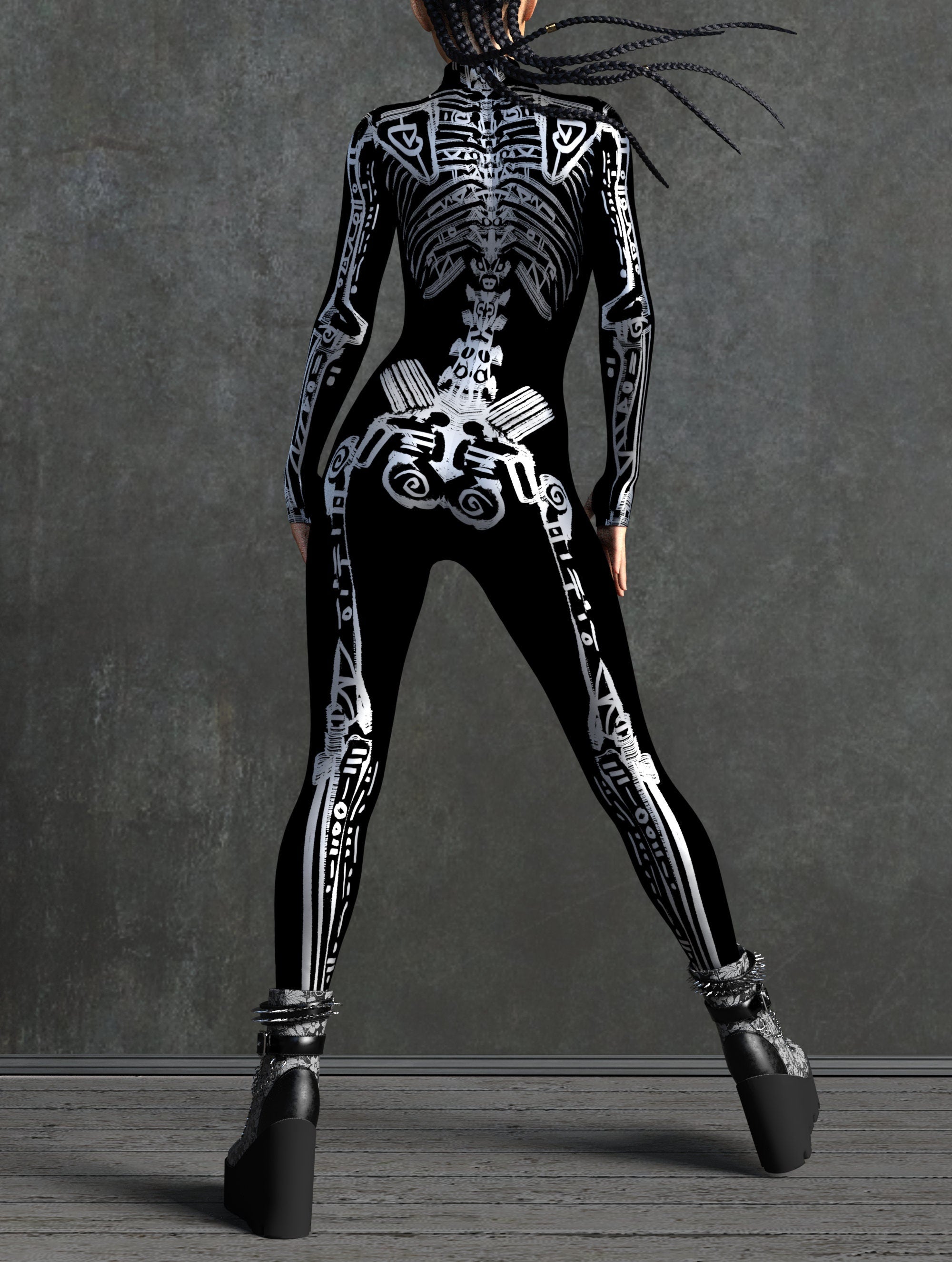 Cybernetic Ninja Costume for Women's Cosplay by VIVIDHE