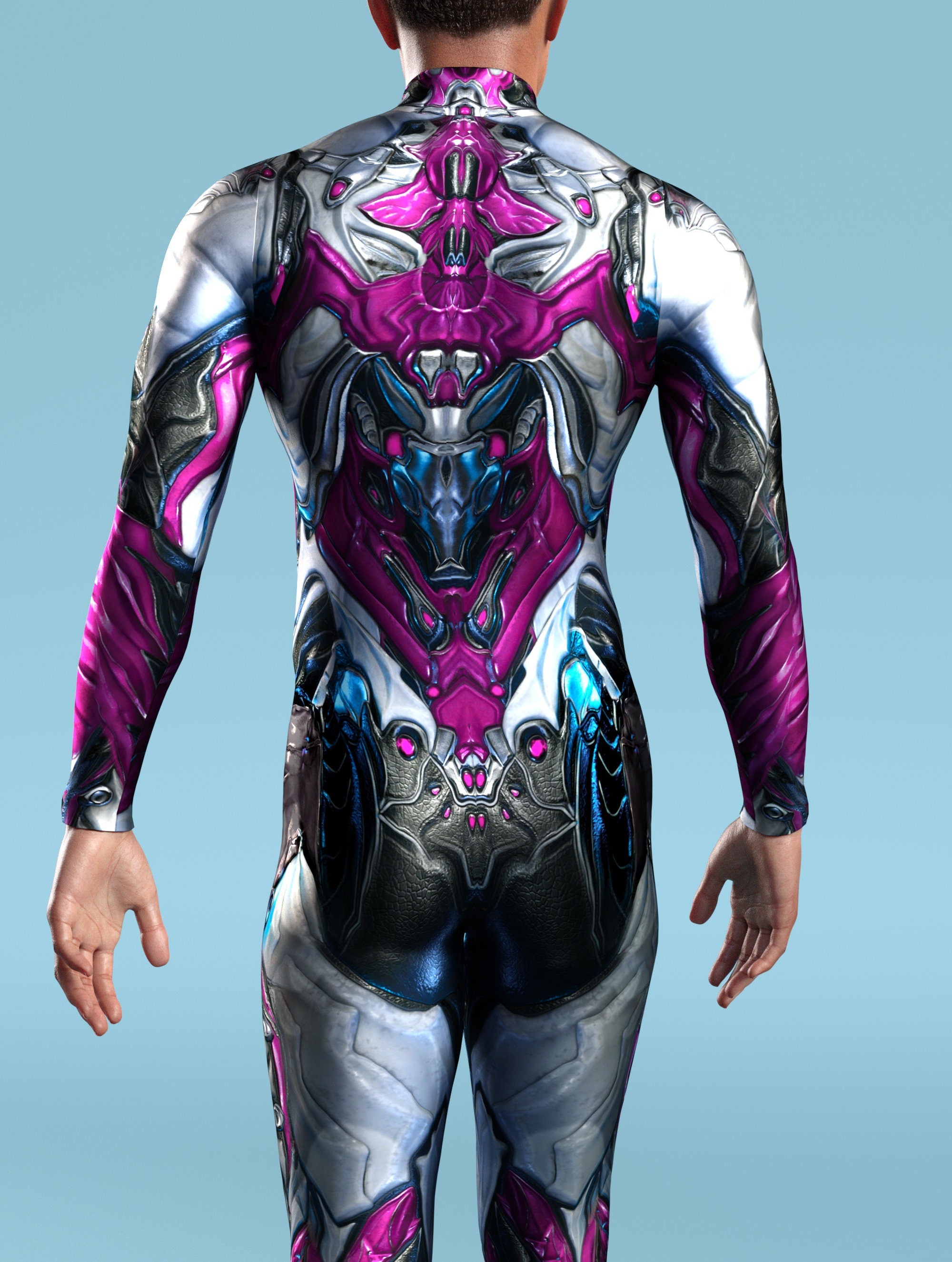 Shadow Guardian Male Costume for Cosplay or Fantasy Role - Playing by VIVIDHE