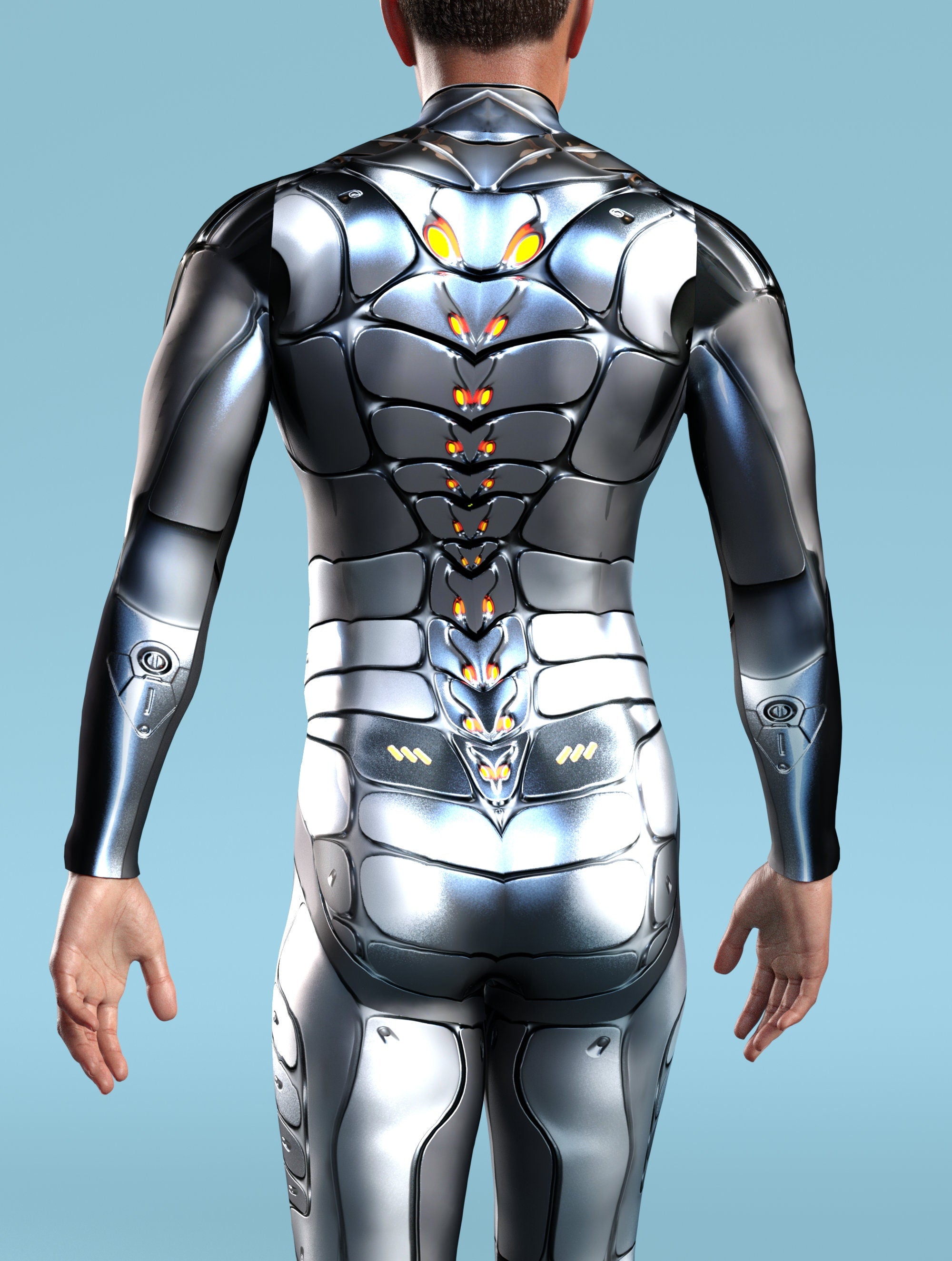 Sci-Fi Sorcerer Male Costume for Cosplay Events_ VIVIDHE