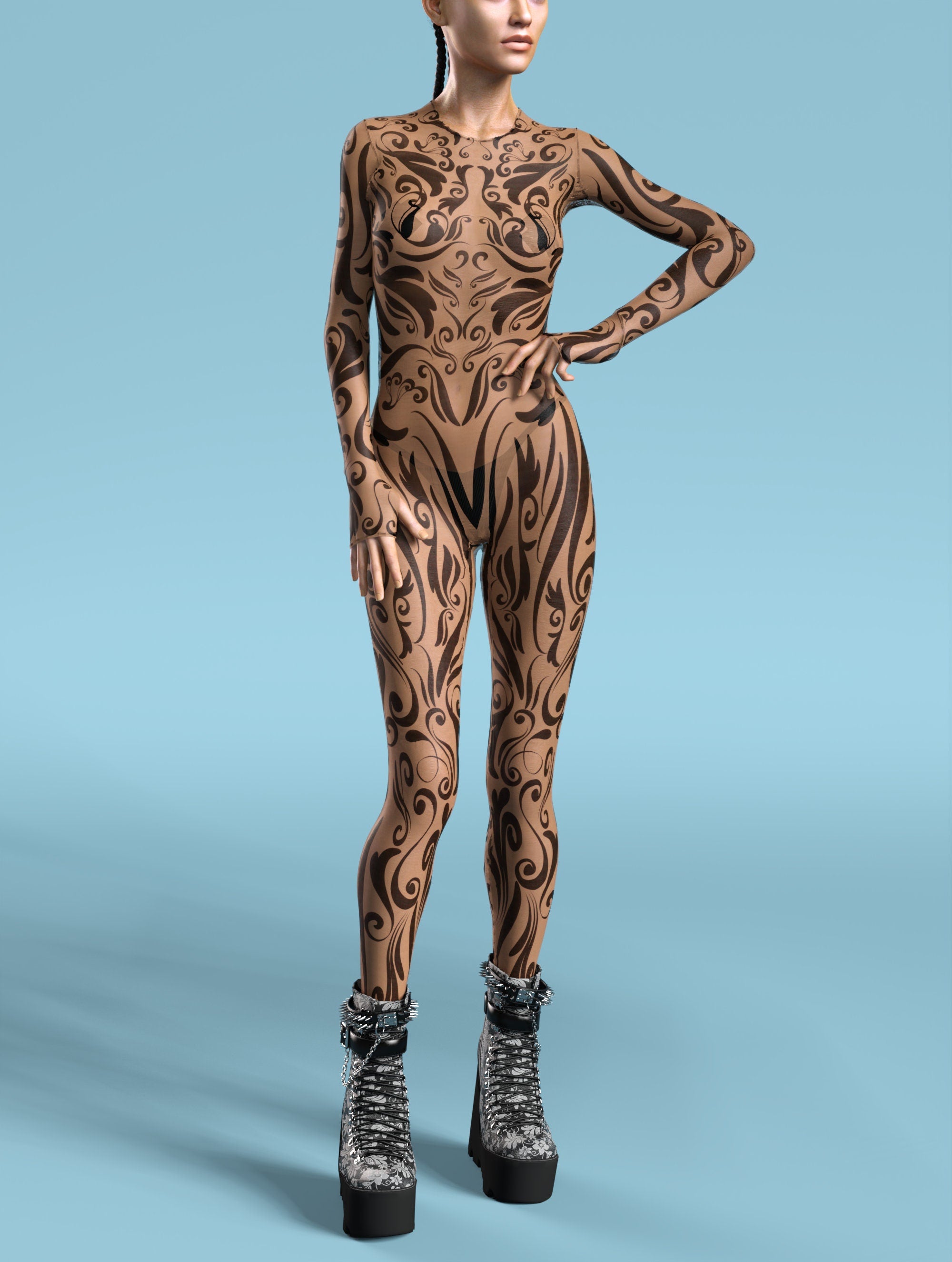 Moonstone_Maiden_Costume_for_Women's_Party_Wear_by_VIVIDHE