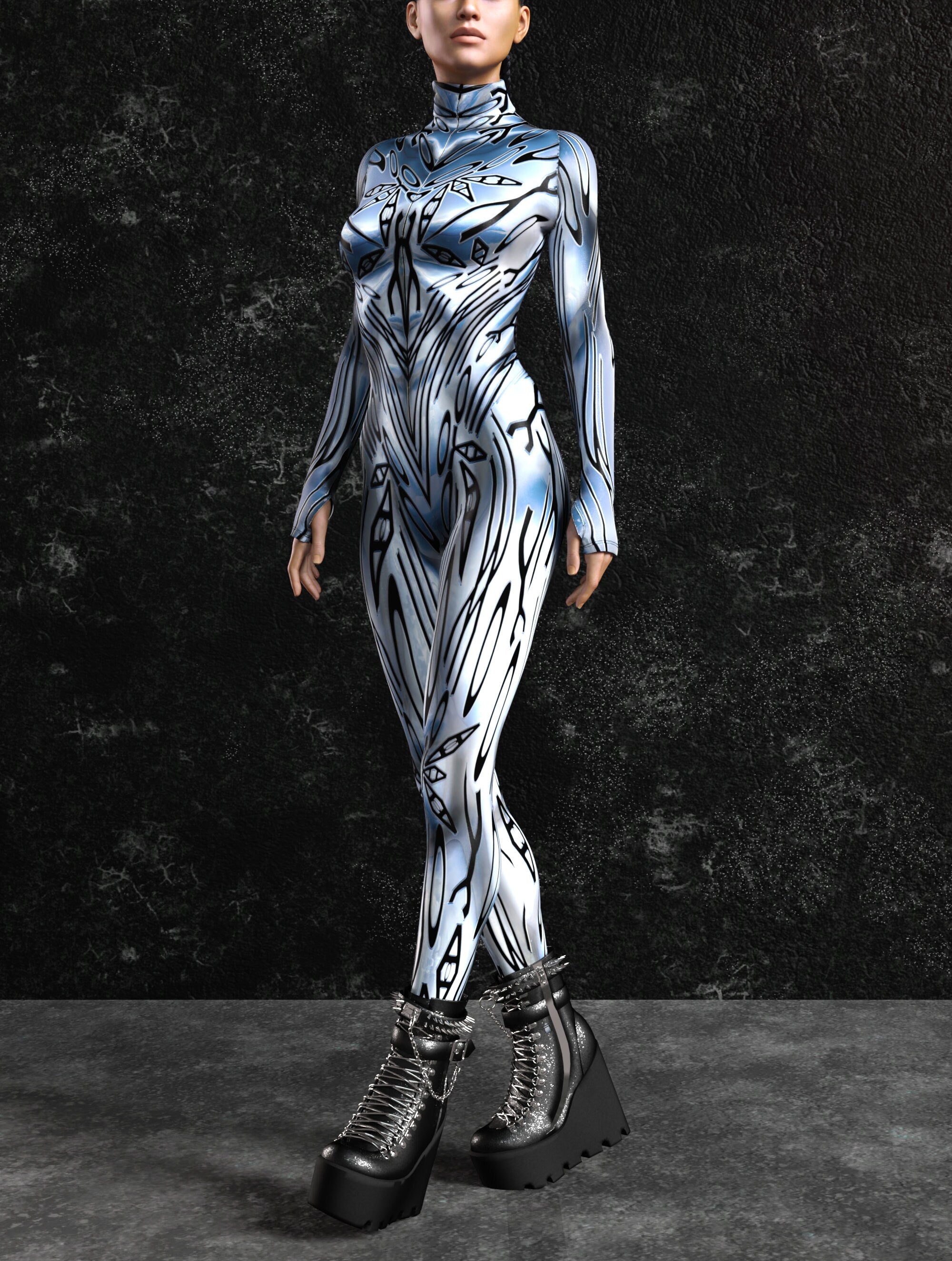 Darkness_Costume_Women's_Fashion_Wear_VIVIDHE