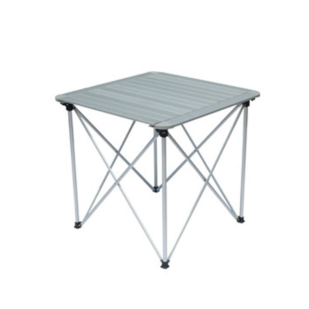 Authentic outdoor folding aluminum table