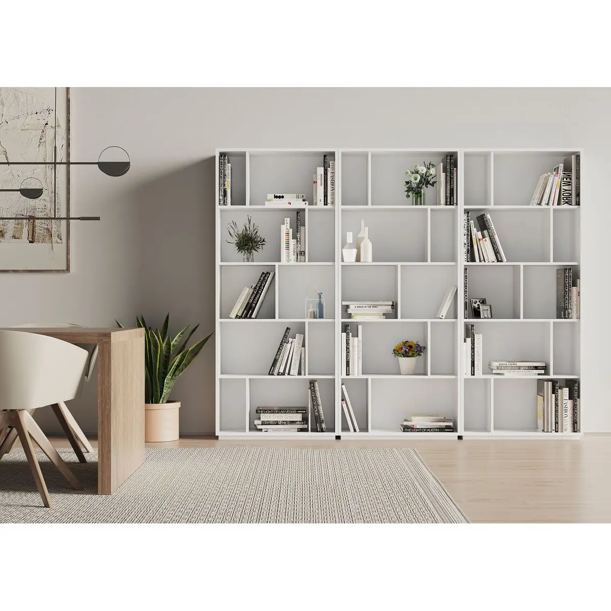 Melamine bookcase