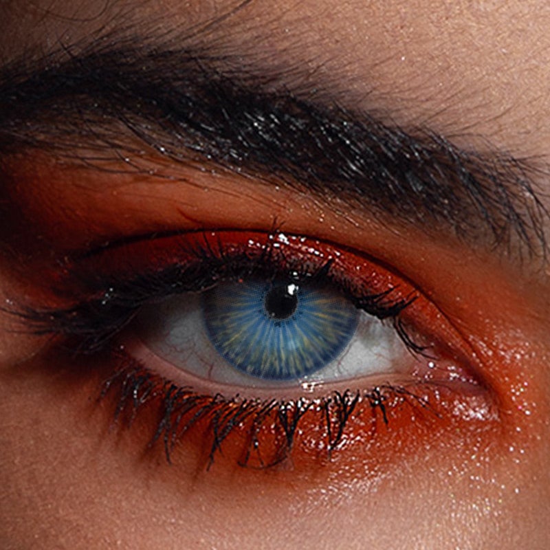 [US Warehouse] New York 2 Blue Prescription Monthly Contact Lenses