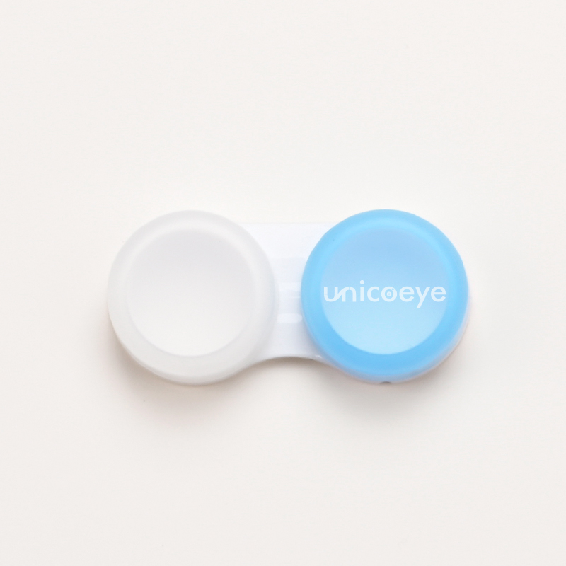 Unicoeye 3rd Anniversary Giveback Transparent Scrub Handy Contact Lenses Case