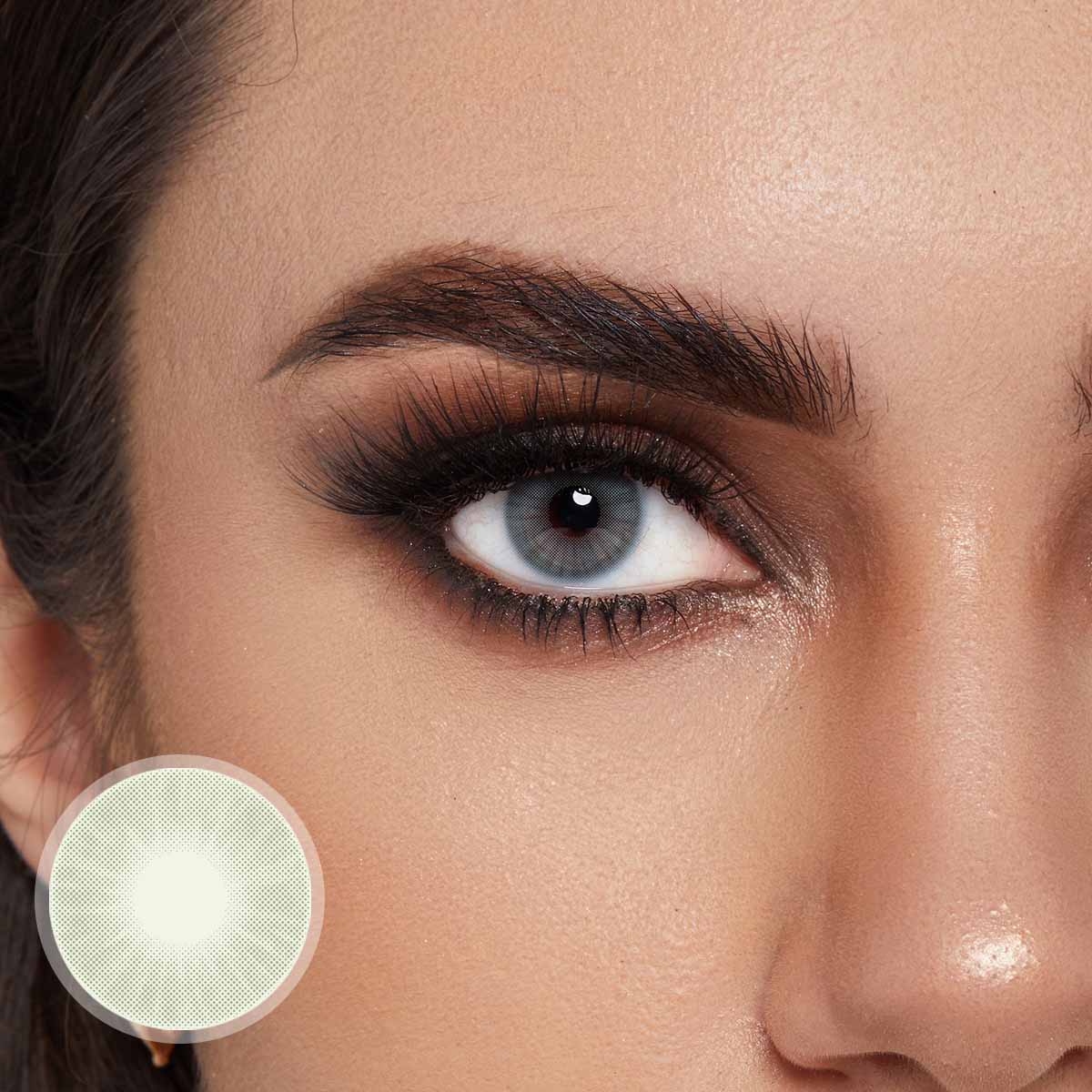 [US Warehouse] Graphite Prescription Monthly Contact Lenses