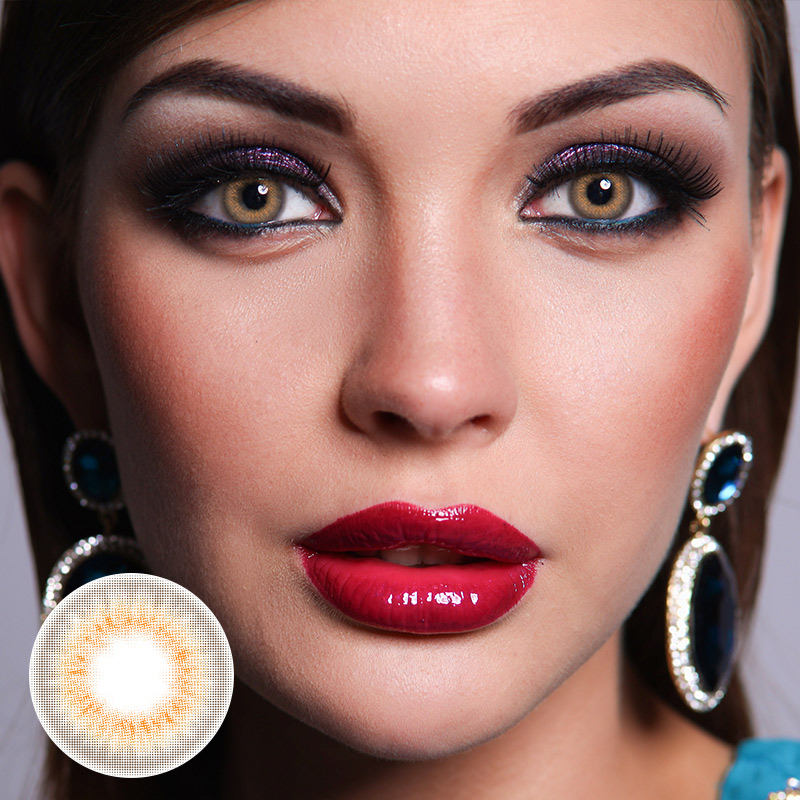 Vanilla Brown 6 Months Contact Lenses