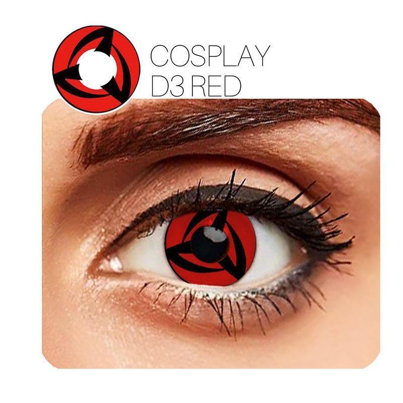 Vortex Red Cosplay Contact Lenses
