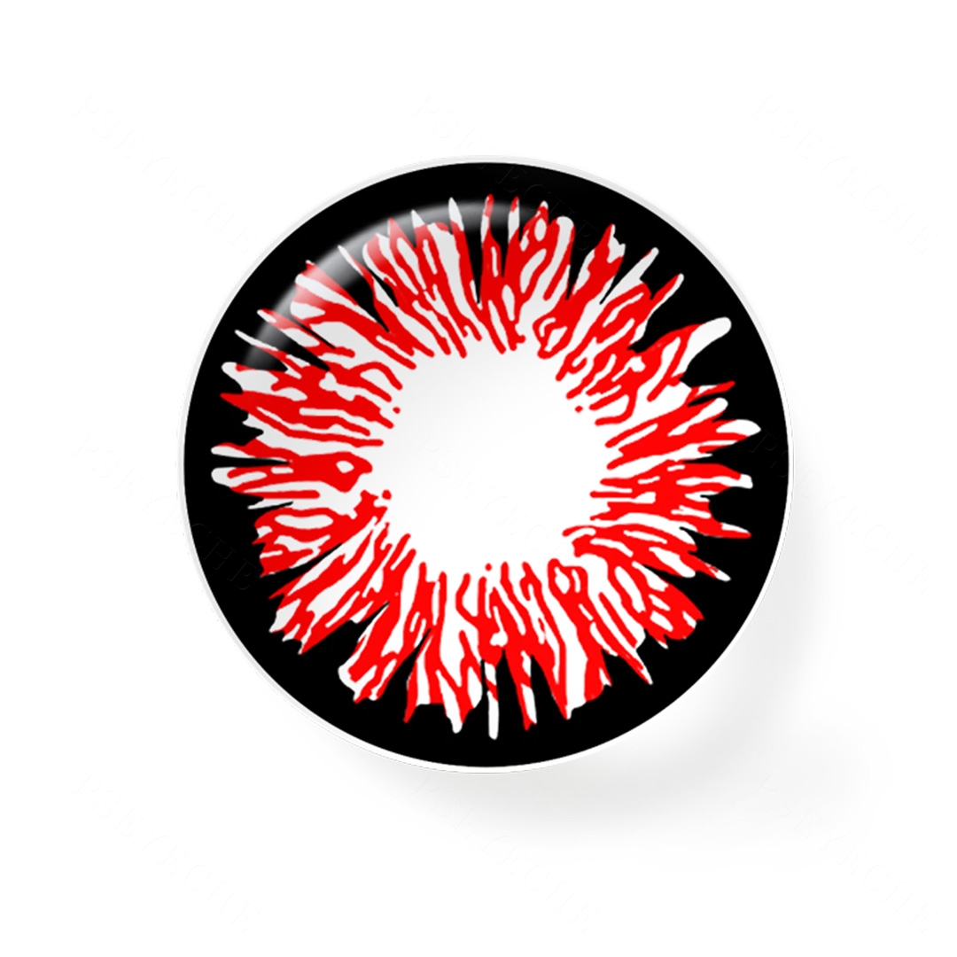 Blood Red Cosplay Contact Lenses