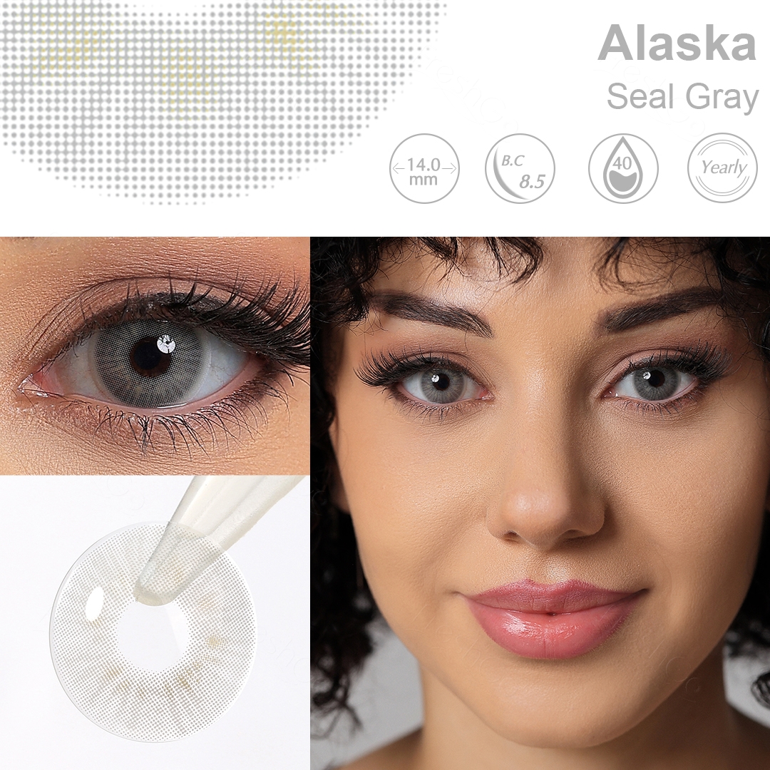 Alaska Seal Gray Contact Lenses