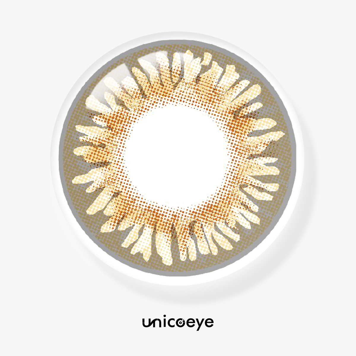 [US Warehouse] Natural Honey Prescription Monthly Contact Lenses