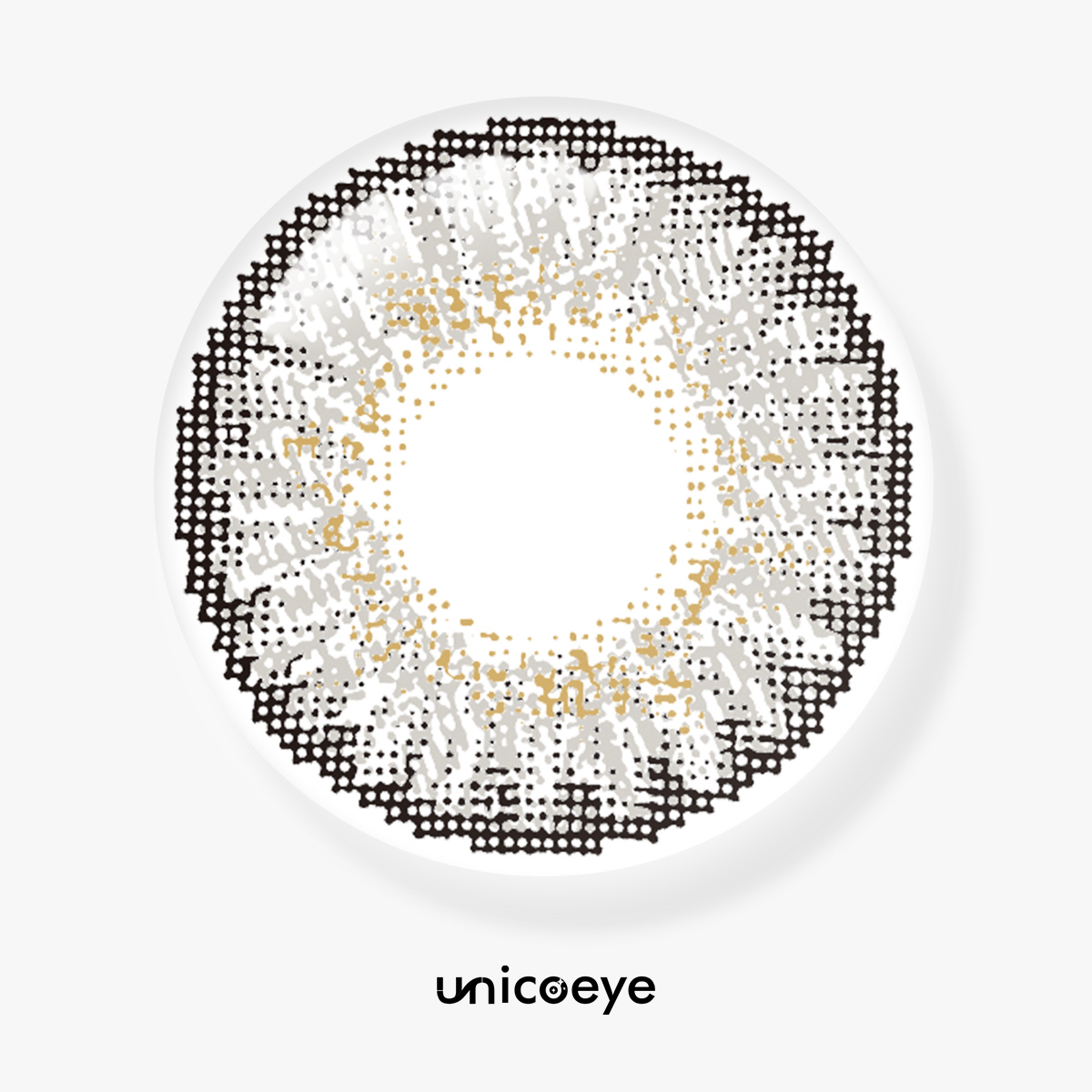 [US Warehouse] 3-Tone Grey Monthly Prescription Contact Lenses