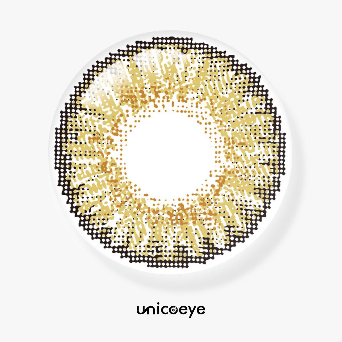 [US Warehouse] 3-Tone Pure Hazel Prescription Monthly Contact Lenses