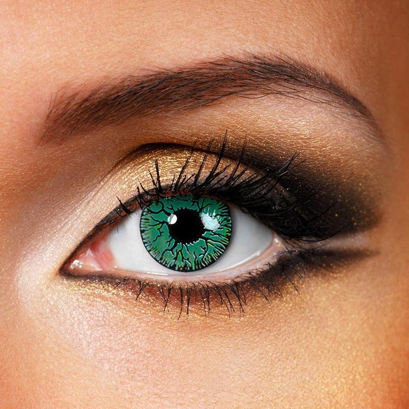 Crack Green Contact Lenses