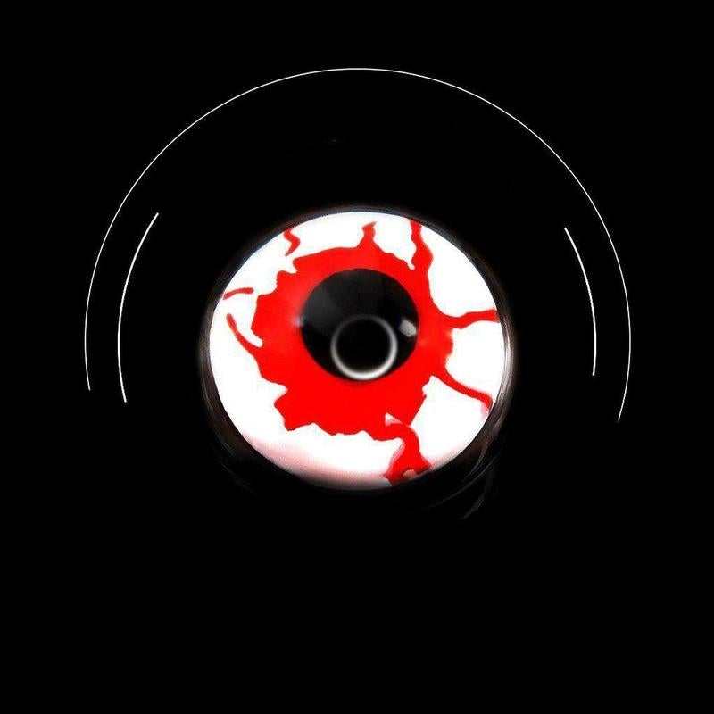 Bleeding Red Halloween Contact Lenses