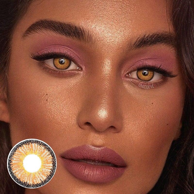 Neon Brown Contact Lenses