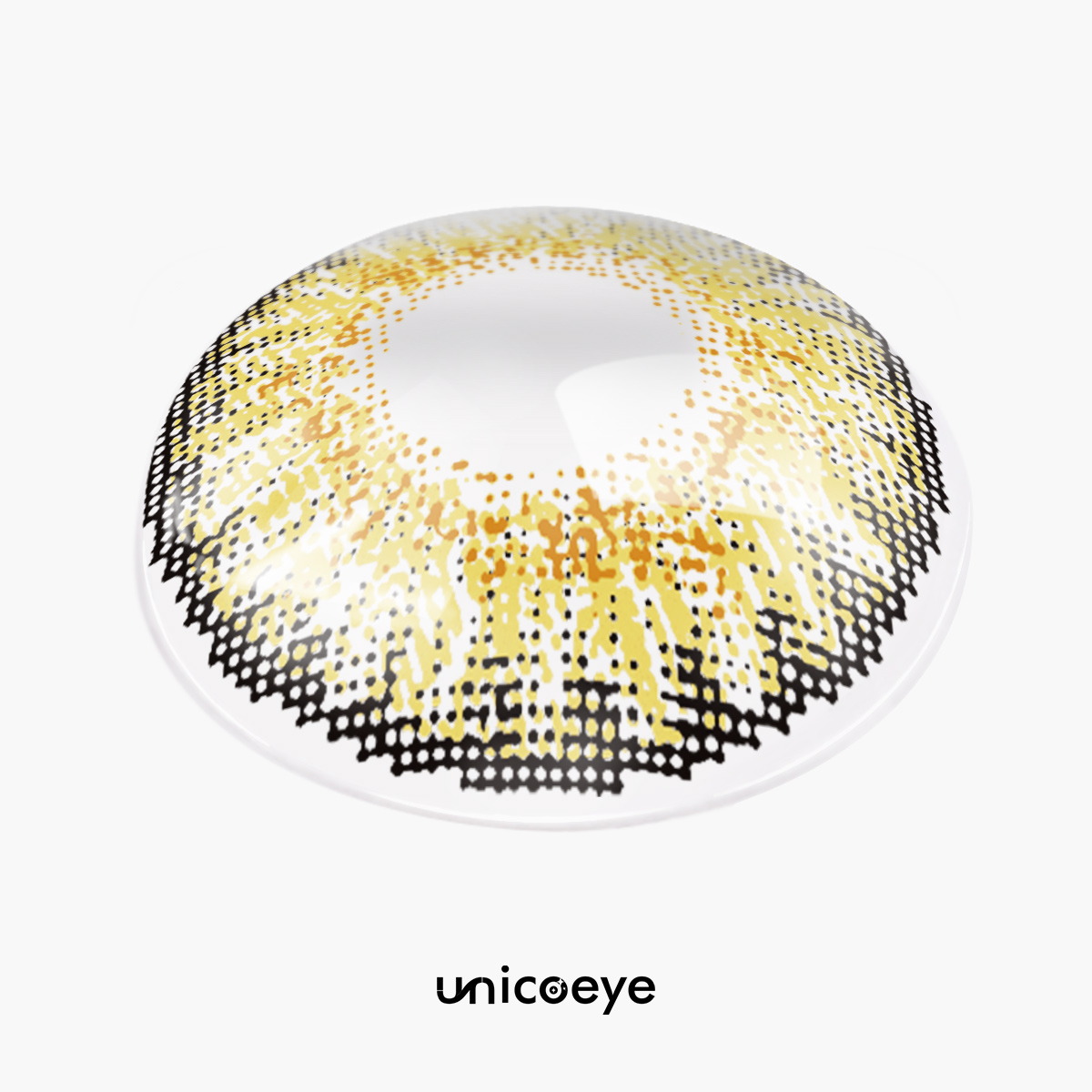 [US Warehouse] 3-Tone Pure Hazel Prescription Monthly Contact Lenses