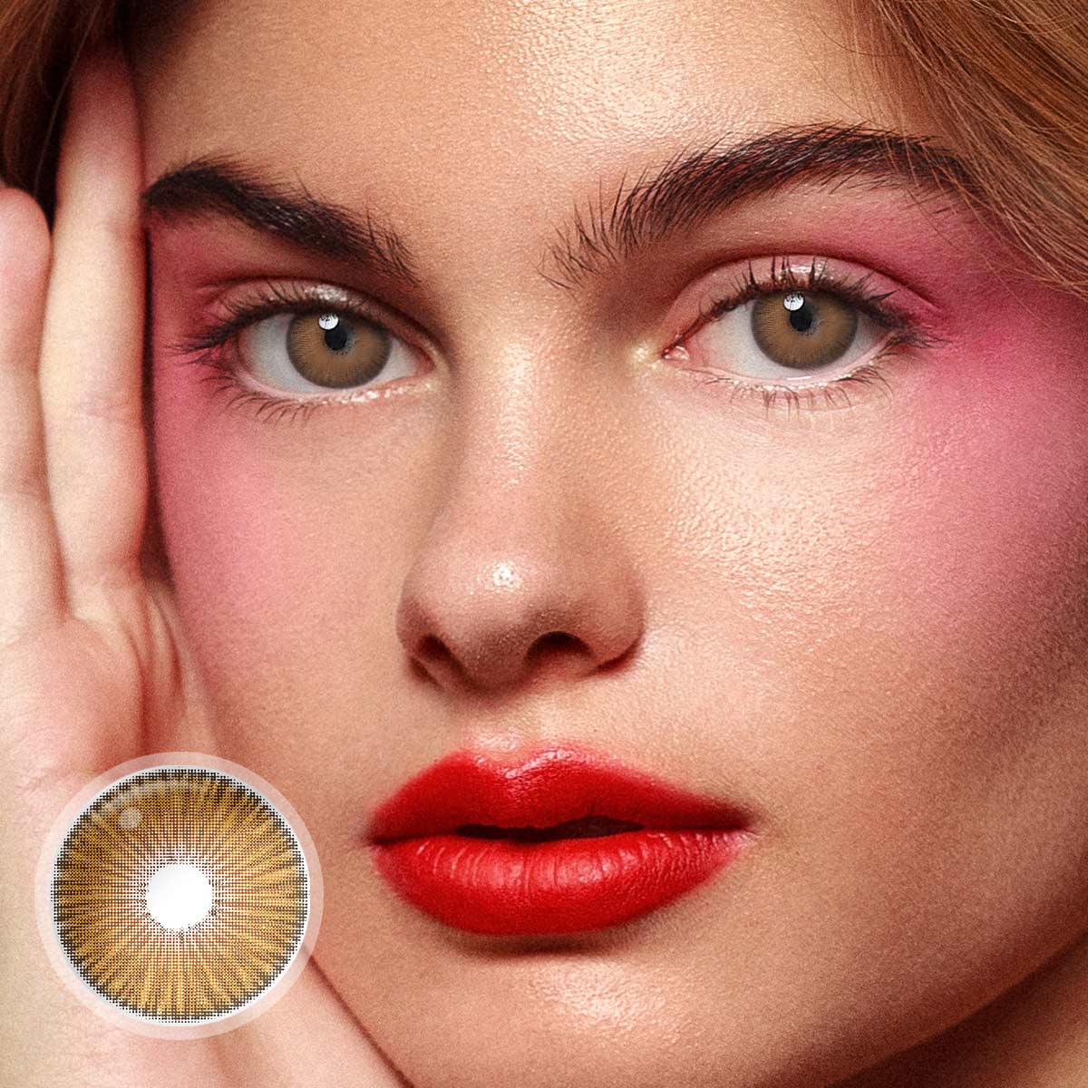 Fiest Brown Contact Lenses