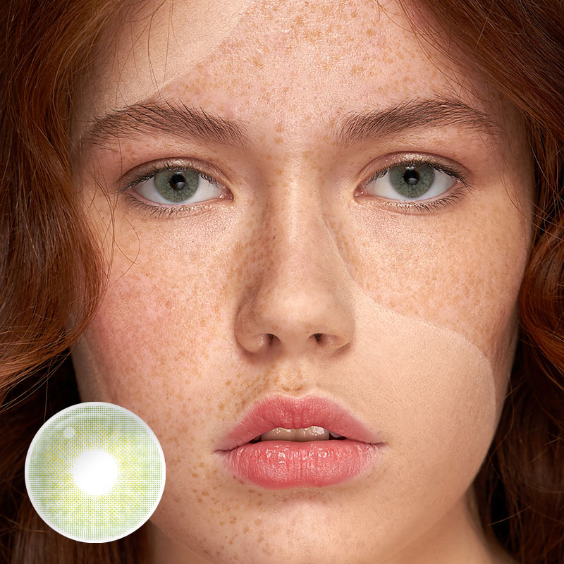 Cloud Green Contact Lenses