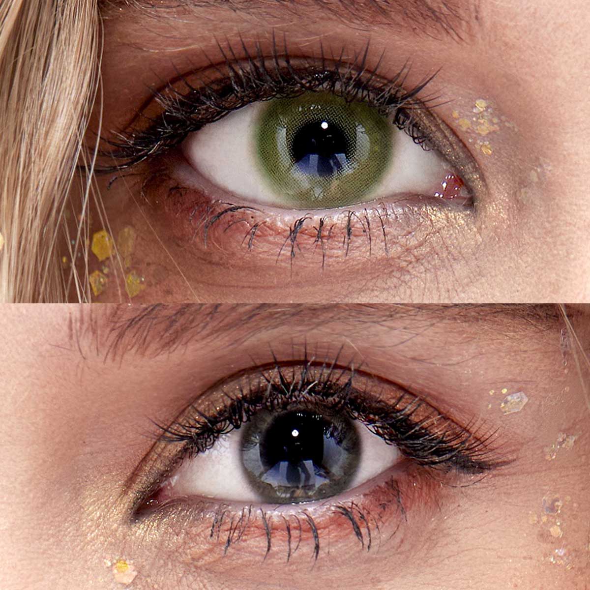 [US Warehouse] Pixie Green Prescription Monthly Contact Lenses