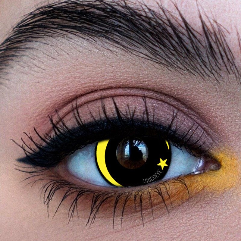 Moon Star-yellow Cosplay Contact Lenses