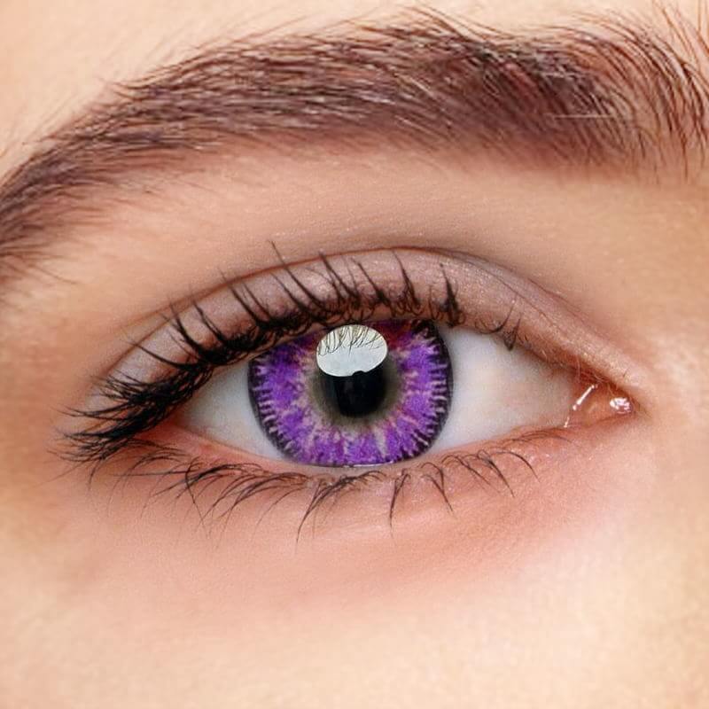 Nonno Purple Prescription Contact Lenses