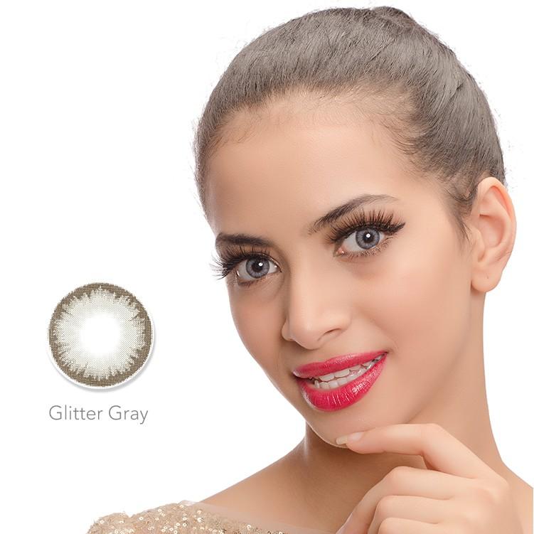 [US Warehouse] Fantasy Glitter Gray Prescription Contact Lenses
