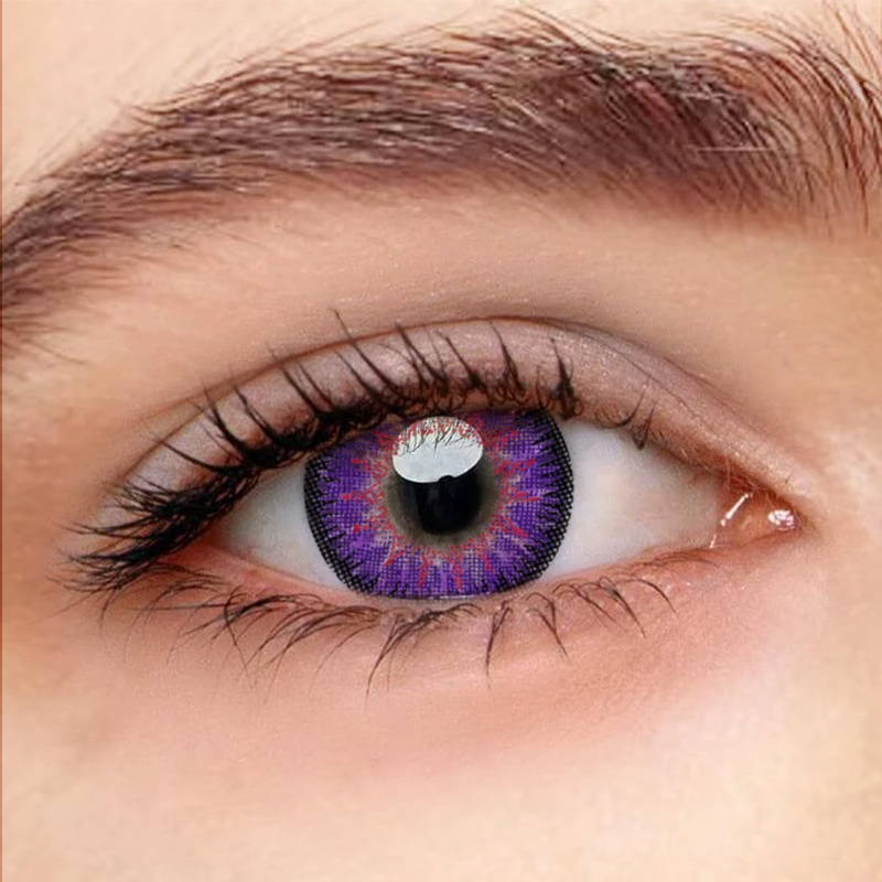 [US Warehouse] Nonno Purple Prescription Contact Lenses