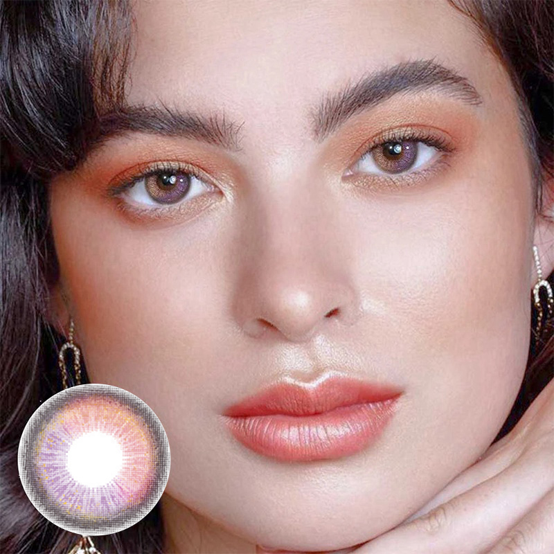 [US Warehouse] Firmament Violet Prescription Monthly Contact Lenses