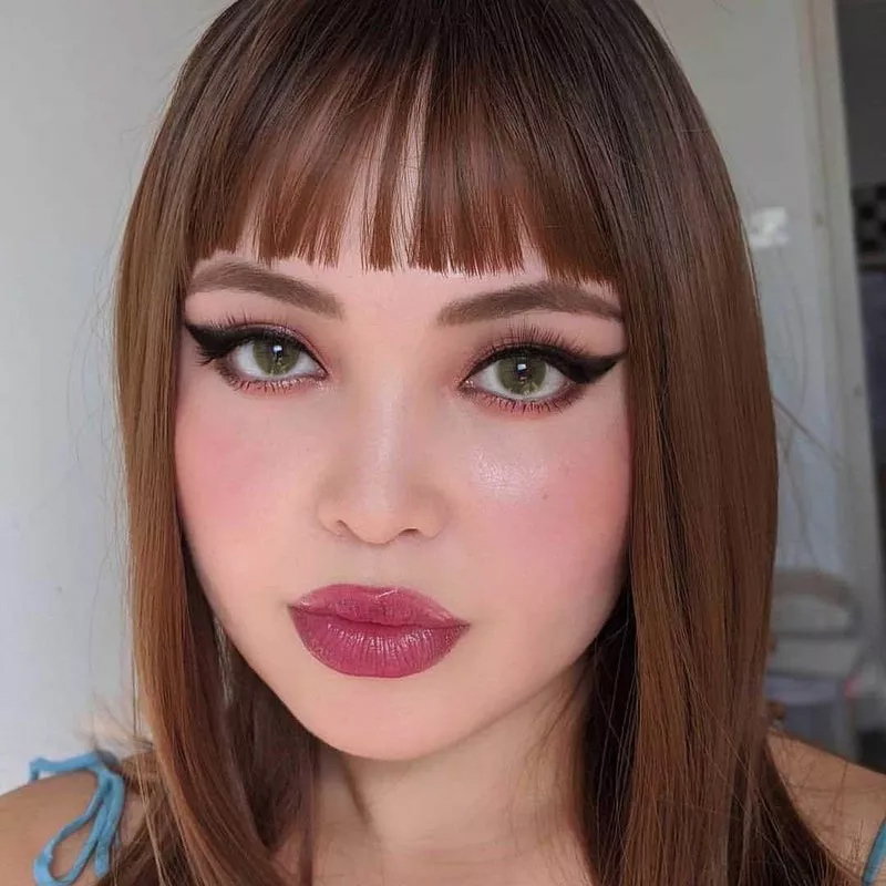 [US Warehouse] Polar Lights Yellow Green Prescription Contact Lenses