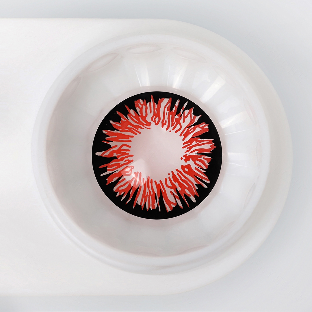 Blood Red Cosplay Contact Lenses