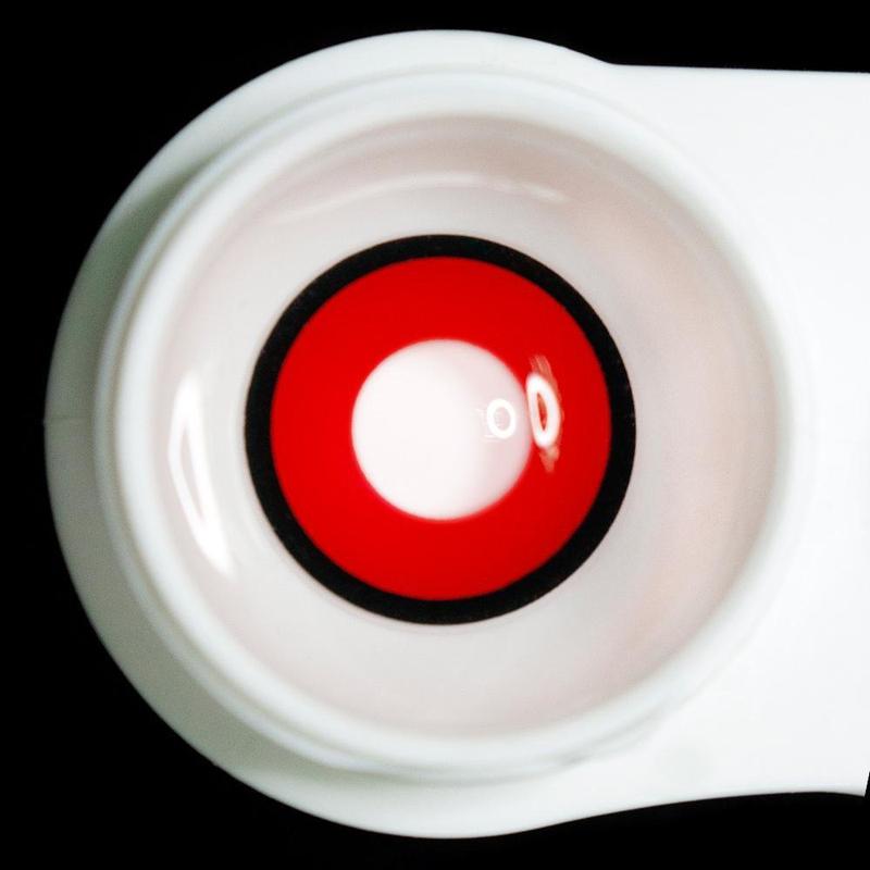 Circle Red Halloween Contact Lenses