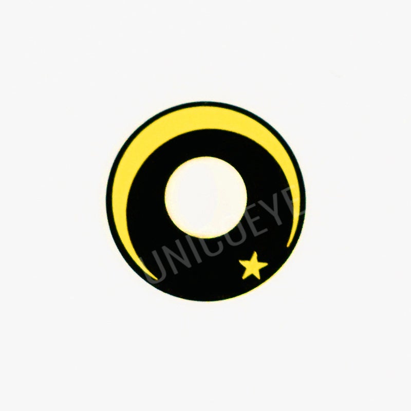 Moon Star-yellow Cosplay Contact Lenses