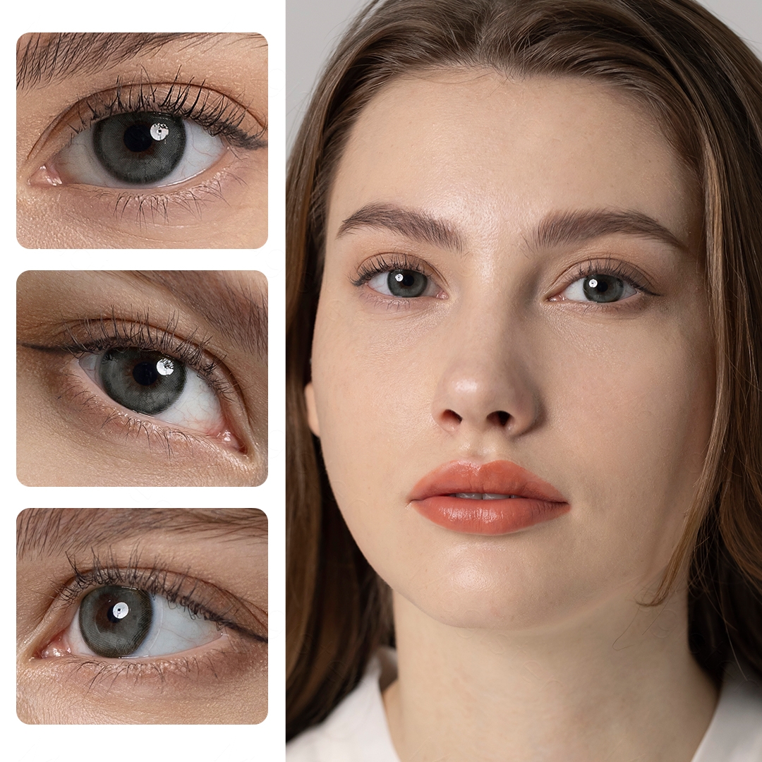 Roze Charcoal Gray Contact Lenses