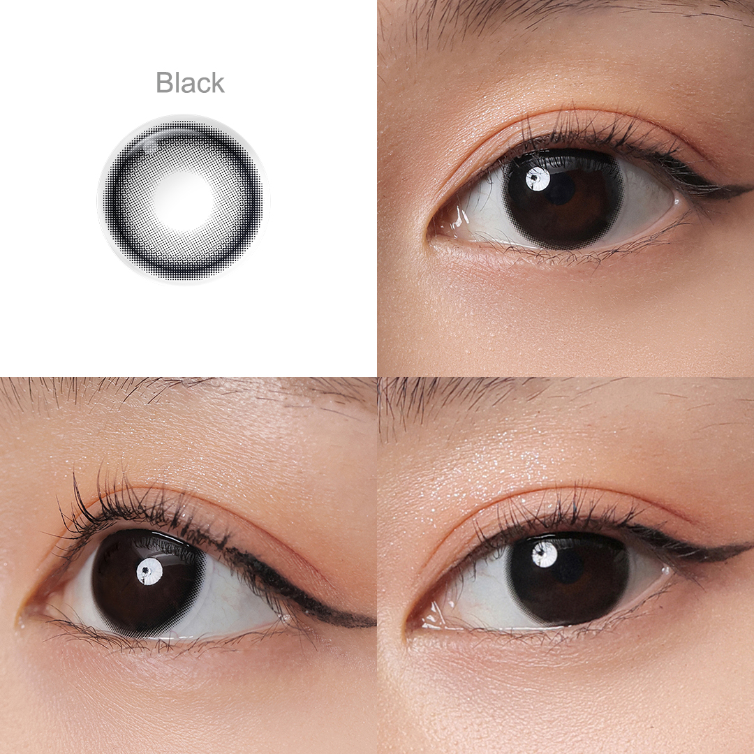 Joyce Black Yearly Contact Lenses